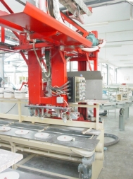 Table Casting slip machine, used - sold out