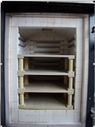 Chamber kiln, electrically heated
