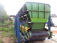 Box feeder with rubber belt,  used - PLEASE CHECK AVAILABILITY
