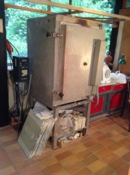 Chamber kiln, electrically heated, 200 liter, 1260 °C, used