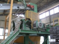 Rolling mill 120x80, with steel structure, used
