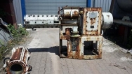 Screen press, stainless steel, used