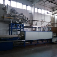 Continuous belt furnace, with thermal afterburning with O2 analysis,
for debinding, used - SOLD OUT