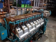 2 pcs. natural gas power generator block heat and power plant, 3000
kW, used