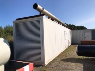 Emergency power system 2150 kVA,  constisting of 2 pcs. power
generators in container, used