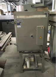 Chamber kiln, electrically, heated 100 Liter - used