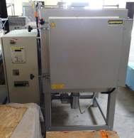 Circulating chamber furnace,electrically heated, 120 L, 1400 ?C - used